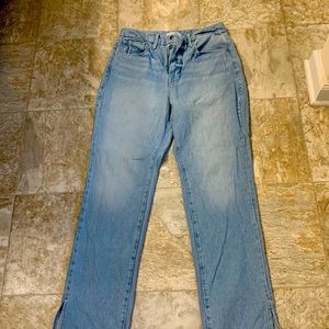 Good American good boy size 12/31 jeans light wash